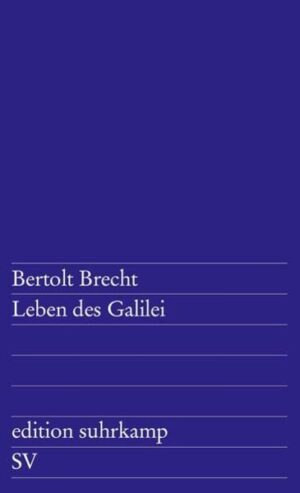 Leben des Galilei. edition suhrkamp