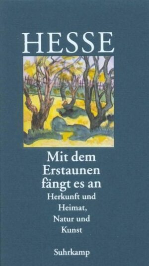 »Mit dem Erstaunen fängt es an«